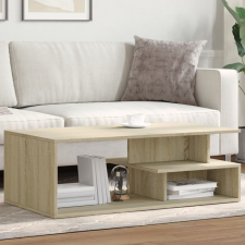 vidaXL sonoma-tölgyszínű szerelt fa dohányzóasztal 102x55x35 cm bútor