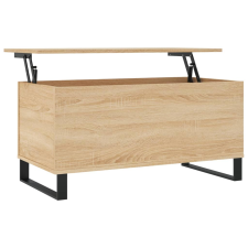 vidaXL sonoma-tölgyszínű szerelt fa dohányzóasztal 90x44,5x45 cm (830983) bútor