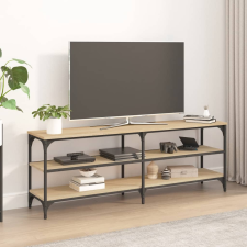 vidaXL sonoma-tölgyszínű szerelt fa fali TV-szekrény 140x30x50 cm bútor