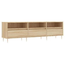 vidaXL Sonoma-tölgyszínű szerelt fa fali tv-szekrény 150x30x44,5 cm bútor