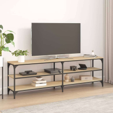 vidaXL sonoma-tölgyszínű szerelt fa fali TV-szekrény 160x30x50 cm bútor