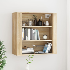 vidaXL sonoma-tölgyszínű szerelt fa faliszekrény 80x33x80 cm bútor