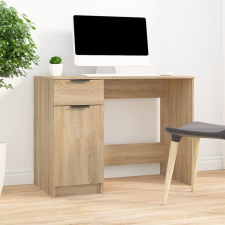vidaXL sonoma-tölgyszínű szerelt fa íróasztal 100 x 50 x 75 cm íróasztal