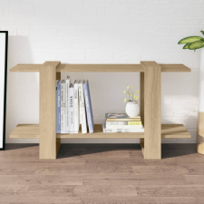 vidaXL Sonoma-tölgyszínű szerelt fa könyvszekrény 100 x 30 x 51 cm bútor