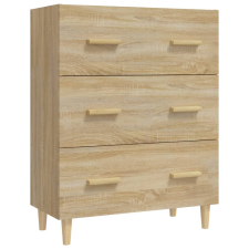 vidaXL sonoma-tölgyszínű szerelt fa tálalóasztal 70 x 34 x 90 cm (812153) bútor