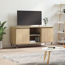 vidaXL sonoma tölgyszínű szerelt fa TV-szekrény 104x35x50 cm bútor