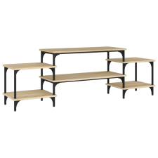 vidaXL sonoma tölgyszínű szerelt fa TV-szekrény 157x35x52 cm (826321) bútor