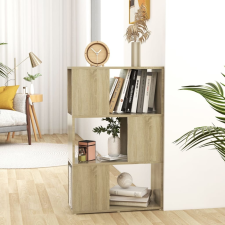 vidaXL sonoma-tölgyszínű térelválasztó könyvszekrény 60 x 24 x 94 cm bútor