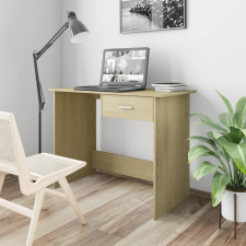 vidaXL Sonomatölgy színű forgácslap íróasztal 100 x 50 x 76 cm íróasztal