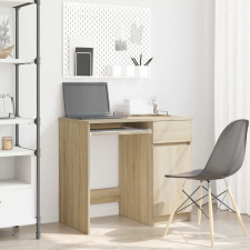 vidaXL sonomatölgy színű forgácslap íróasztal 86x49x76 cm íróasztal