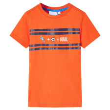 vidaXL Sötét narancssárga gyerekpóló 92 gyerek póló
