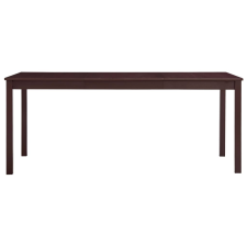 vidaXL sötétbarna fenyőfa étkezőasztal 180 x 90 x 73 cm (283407) bútor