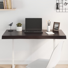 vidaXL sötétbarna kezelt tömör asztallap 100x40x(2-6) cm bútor