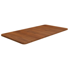 vidaXL sötétbarna kezelt tömör fa fürdőszobai pult 80x40x1,5 cm fürdőszoba bútor