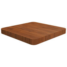 vidaXL sötétbarna kezelt tömör tölgyfa négyzet asztallap 40x40x4cm bútor