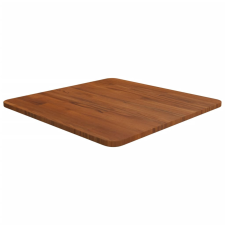 vidaXL sötétbarna kezelt tömör tölgyfa négyzet asztallap 50x50x1,5cm bútor