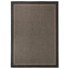 vidaXL Sötétbarna lapos szövésű kültéri szőnyeg 200 x 280 cm lakástextília