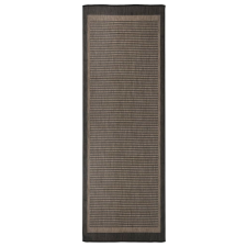 vidaXL sötétbarna lapos szövésű kültéri szőnyeg 80 x 250 cm lakástextília