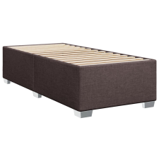 vidaXL sötétbarna szövet ágykeret 100x200 cm ágy és ágykellék