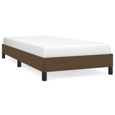 vidaXL sötétbarna szövet ágykeret 100x200 cm (346699) ágy és ágykellék