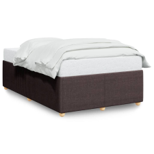 vidaXL sötétbarna szövet ágykeret 120 x 190 cm (3284924) ágy és ágykellék