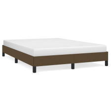 vidaXL sötétbarna szövet ágykeret 140 x 200 cm (346723) ágy és ágykellék