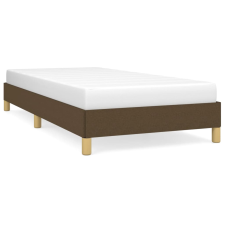 vidaXL sötétbarna szövet ágykeret 80x200 cm (346773) ágy és ágykellék