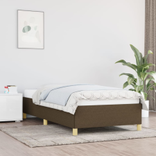 vidaXL sötétbarna szövet ágykeret 90 x 200 cm ágy és ágykellék