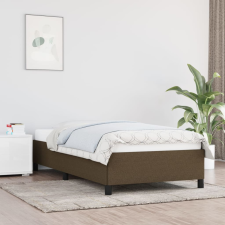 vidaXL sötétbarna szövet ágykeret 90x190 cm ágy és ágykellék