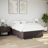 vidaXL sötétbarna szövet ágykeret matrac nélkül 140 x 190 cm