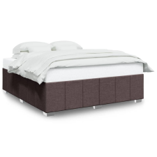 vidaXL sötétbarna szövet ágykeret matrac nélkül 180 x 200 cm (3284856) ágy és ágykellék