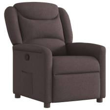 vidaXL sötétbarna szövet dönthető fotel (4015601) bútor