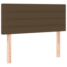 vidaXL sötétbarna szövet fejtámla 100x5x78/88 cm (346133) ágy és ágykellék