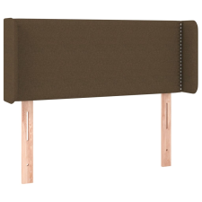 vidaXL sötétbarna szövet fejtámla 103x16x78/88 cm (3118621) ágy és ágykellék