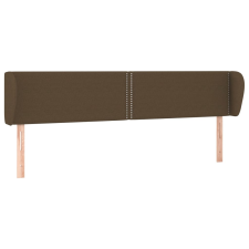 vidaXL sötétbarna szövet fejtámla 163x23x78/88 cm (3117013) ágy és ágykellék