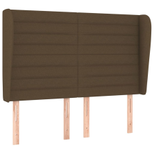 vidaXL sötétbarna szövet fejtámla szárnyakkal 147 x 23 x 118/128 cm (3118097) ágy és ágykellék