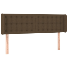 vidaXL sötétbarna szövet fejtámla szárnyakkal 147x16x78/88 cm (3119203) ágy és ágykellék