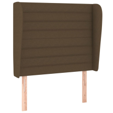vidaXL sötétbarna szövet fejtámla szárnyakkal 83 x 23 x 118/128 cm (3118073) ágy és ágykellék