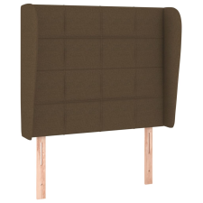 vidaXL sötétbarna szövet fejtámla szárnyakkal 93 x 23 x 118/128 cm (3117941) ágy és ágykellék