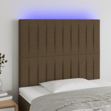 vidaXL sötétbarna szövet LED-es fejtámla 90x5x118/128 cm ágy és ágykellék