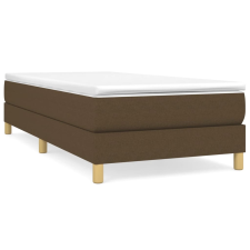 vidaXL sötétbarna szövet rugós ágykeret 90x190 cm (3120577) ágy és ágykellék