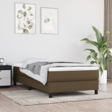vidaXL Sötétbarna szövet zsebrugós ágymatrac 100x200x20 cm ágy és ágykellék