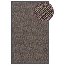 vidaXL sötétbarna tűzött lábtörlő 90 x 150 cm lakástextília