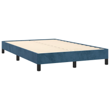 vidaXL sötétkék bársony ágykeret 120x190 cm (379506) ágy és ágykellék