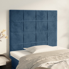 vidaXL sötétkék bársony fejtámla 100x5x78/88 cm ágy és ágykellék