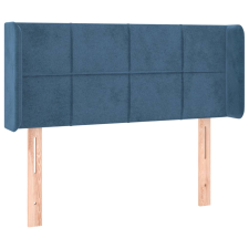 vidaXL sötétkék bársony fejtámla 103x16x78/88 cm (3118814) ágy és ágykellék