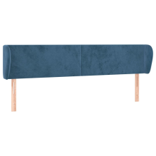vidaXL sötétkék bársony fejtámla 163x23x78/88 cm (3116922) ágy és ágykellék