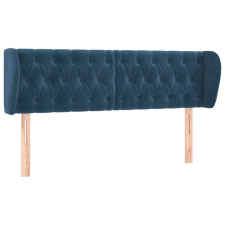 vidaXL sötétkék bársony fejtámla 163x23x78/88 cm (3117538) ágy és ágykellék