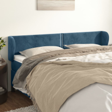 vidaXL sötétkék bársony fejtámla 183x23x78/88 cm ágy és ágykellék