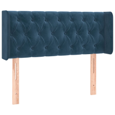 vidaXL sötétkék bársony fejtámla szárnyakkal 93x16x78/88 cm (3119144) ágy és ágykellék